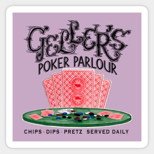 Geller’s Poker Parlour Sticker